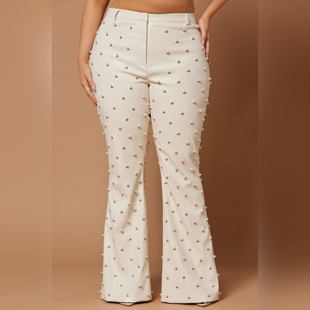 Nova Luxe Leather Emblished Pant Set - Picture 7 of 10